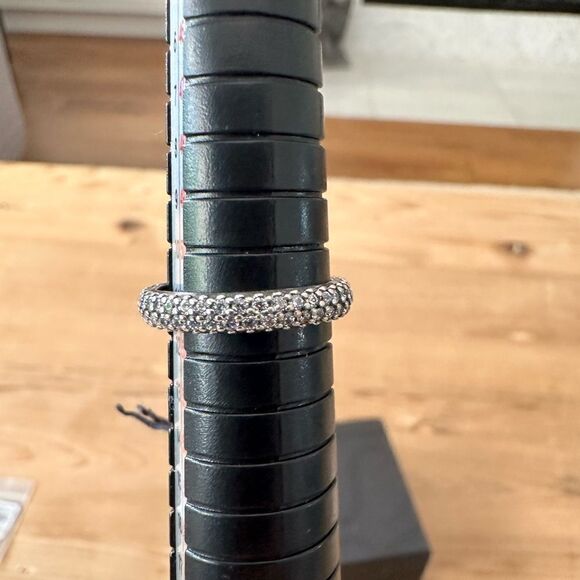 PANDORA Inspiration Within Ring Clear Zirconia, Silver Enamel Size 52 - Picture 6 of 8